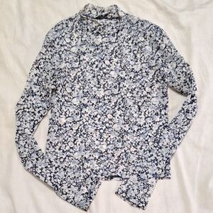 Abercrombie & Fitch Floral Mesh Top